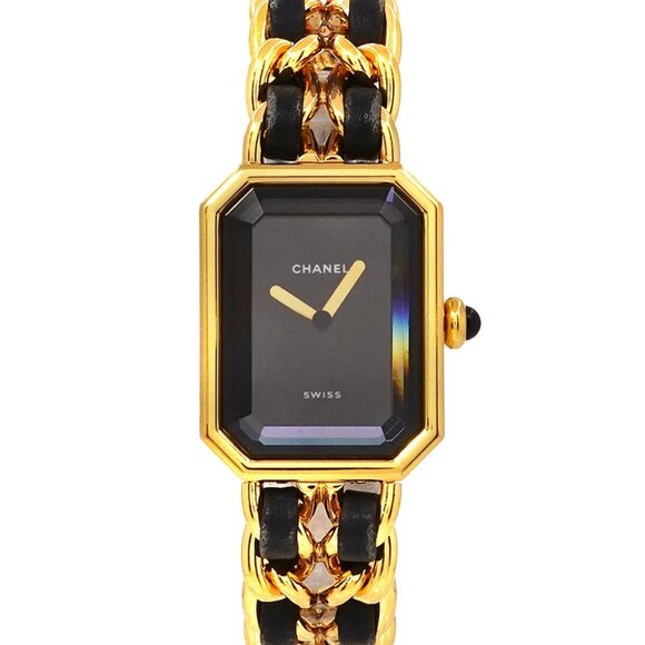CHANEL Premiere Size S H0001 Vintage Quartz Black Dial Ladies Watch - Picture 1 of 6